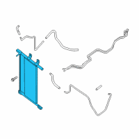 OEM 2018 Nissan NV2500 Cooler Assembly-Oil Diagram - 21606-1PE1B