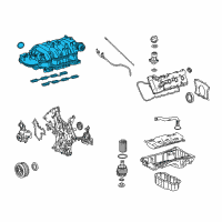 OEM 2017 Toyota Sequoia Manifold Assembly, INTAK Diagram - 17120-0S021