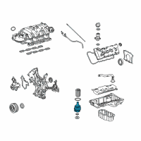 OEM 2008 Toyota Land Cruiser Housing Cap Diagram - 15620-0S010