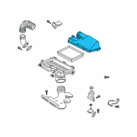 OEM 2021 Infiniti QX50 Air Cleaner Cover Diagram - 16526-5NA3A