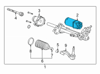 OEM 2022 Cadillac CT4 Motor Diagram - 85157062