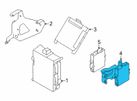 OEM Toyota Transmission Control Module Diagram - SU00310810