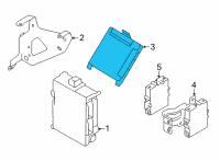 OEM Toyota Transmission Control Module Diagram - 88281CC100