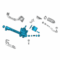 OEM 2013 Acura ILX Box, Power Steering Gear Diagram - 53601-TR6-A91