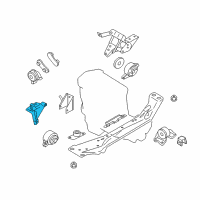 OEM 2001 Nissan Sentra Engine Mounting Bracket Diagram - 11231-2J200