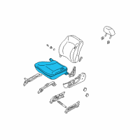 Genuine Ford Seat Cushion Pad diagram