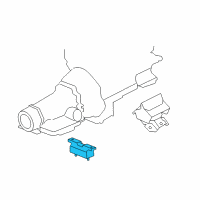 OEM 2017 Chevrolet Silverado 3500 HD Transmission Mount Diagram - 84474528