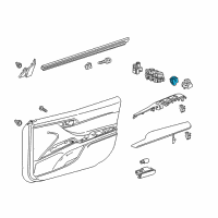 OEM 2019 Toyota C-HR Lock Switch Diagram - 84930-47030