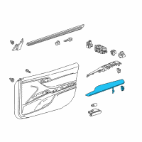 OEM 2018 Toyota Camry Armrest Diagram - 74210-33140-A0