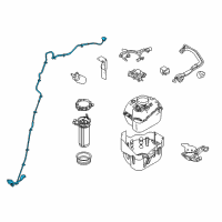 OEM 2012 Ford F-250 Super Duty Tube Diagram - BC3Z-5J249-W