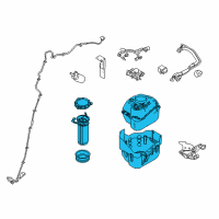 OEM Ford F-250 Super Duty Tank Assembly Diagram - BC3Z-5J228-C