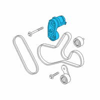 OEM BMW Mechanical Belt Tensioner Diagram - 11-28-8-088-632