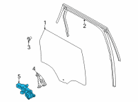 OEM Ford Maverick MOTOR ASY - WINDOW OPERATING Diagram - M1PZ-9923395-B