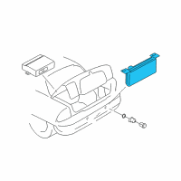 OEM Lincoln Navigator Reverse Sensor Diagram - 2L1Z-15K859-AA