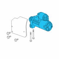 OEM 2015 Chevrolet SS Starter Diagram - 92279386