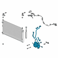 OEM 2018 Honda Clarity Compressor Assy. Diagram - 38800-5WJ-A02