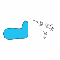 OEM 2015 Honda Crosstour Belt, Acg Diagram - 31110-5G0-A01