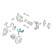 OEM 2006 Infiniti M35 Hose Assembly-Brake Front Diagram - 46211-JL40A