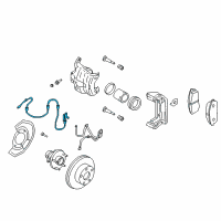 OEM 2008 Infiniti G35 Sensor Assembly-Anti SKID, Front Diagram - 47910-JK000