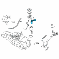 OEM Hyundai Elantra Fuel Pump Filter Diagram - 31112-1R000