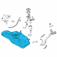 OEM 2012 Hyundai Elantra Tank Assembly-Fuel Diagram - 31150-3X610