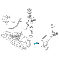 OEM 2015 Hyundai Elantra Hose-Fuel Filler Neck Diagram - 31036-3X510