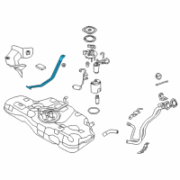 OEM 2014 Hyundai Elantra Coupe Band Assembly-Fuel Tank LH Diagram - 31210-3X000