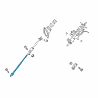 OEM 2014 Nissan NV2500 Joint Assy-Steering Column, Lower Diagram - 48080-1PA0A