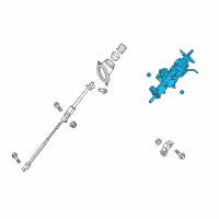 OEM Nissan Column Assy-Steering, Upper Diagram - 48810-1PA0A