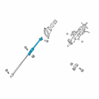OEM Nissan Titan XD Shaft Assy-Steering Column, Lower Diagram - 48822-1PA0B