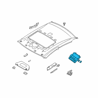 OEM Nissan Altima Lamp Assembly Map Diagram - 26430-ZX02A