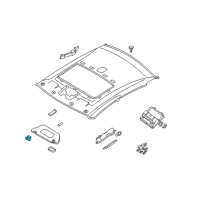 OEM Nissan Altima Holder SUNVISOR Diagram - 96409-ZX00A