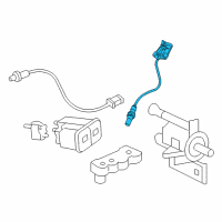 OEM 2008 Chevrolet Cobalt Rear Oxygen Sensor Diagram - 12616506