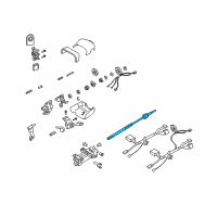 OEM Buick Rainier Upper Steering Shaft Diagram - 19133768