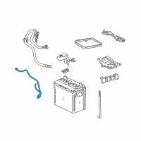 OEM 2003 Toyota Matrix Negative Cable Diagram - 82123-01050