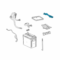 OEM Toyota Matrix Hold Down Diagram - 74404-02050