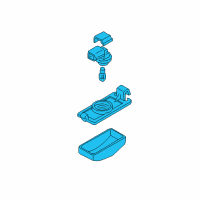 OEM Infiniti Lamp Assembly-Licence Diagram - 26510-1L000