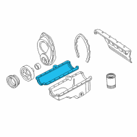 OEM 2000 GMC Savana 3500 Pan Gasket Diagram - 19213986