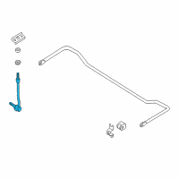 OEM Nissan Quest Rod Assy-Connecting, Stabilizer Diagram - 56260-7B001