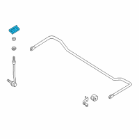 OEM 1993 Nissan Quest Bracket Assy-Stabilizer Mounting Diagram - 56231-0B000