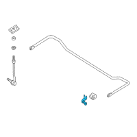 OEM 1995 Nissan Quest Clip-Stabilizer Mounting Diagram - 56233-0B000