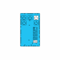 OEM Jeep Commander Electrical Relay Block Diagram - 56048367AE