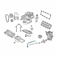 OEM 2010 Chrysler 300 Tube-Engine Oil Indicator Diagram - 53013977AB