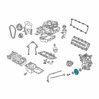 OEM Chrysler DAMPER-Vibration Diagram - 53022412AA