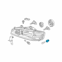 OEM Acura Socket Diagram - 33302-ST7-003