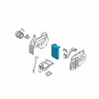 OEM 2015 Kia Sorento Core Assembly-Evaporator Diagram - 979271U010