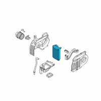 OEM 2011 Kia Sorento Core Assembly-Evaporator Diagram - 979271U000