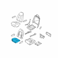 OEM 2012 Ford E-250 Seat Cushion Pad Diagram - 9C2Z-16632A22-A