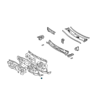 OEM 2006 Toyota Highlander Door Shell Plug Diagram - 90333-40001