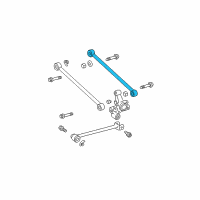 OEM 2007 Lexus RX350 Rear Suspension Control Arm Assembly, No.2, Right Diagram - 48730-48120